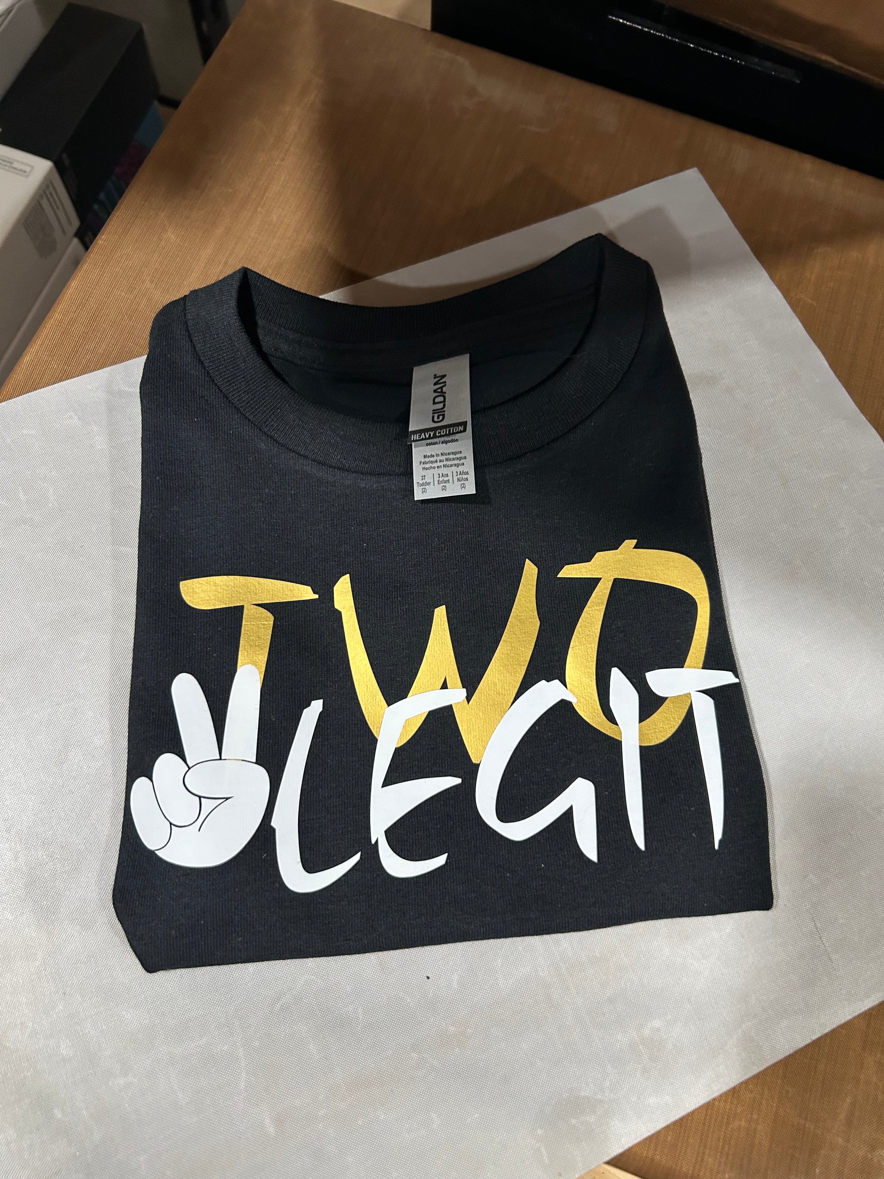 Two Legit Birthday Shirt