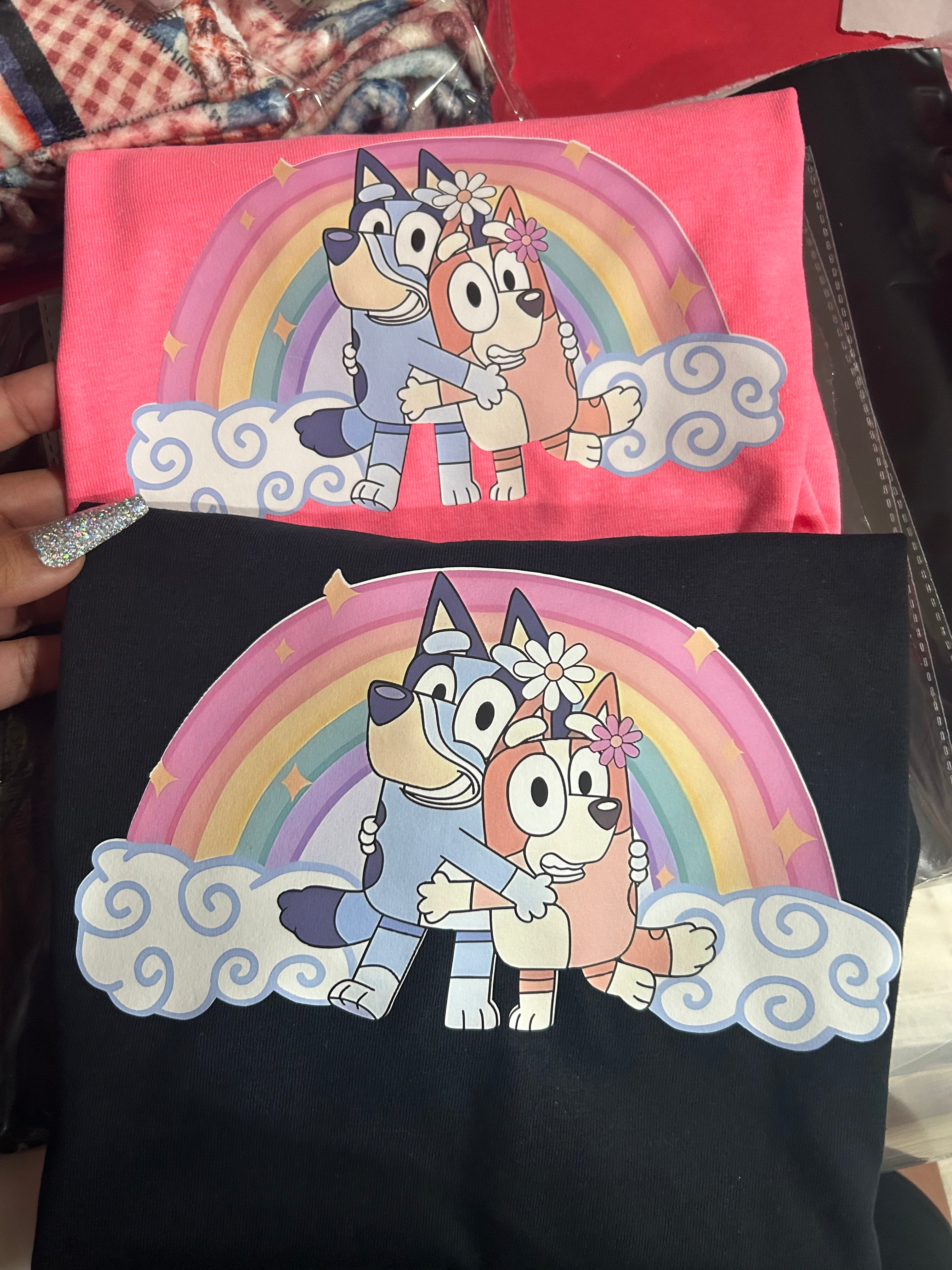 Dog Friends Rainbow T-shirt