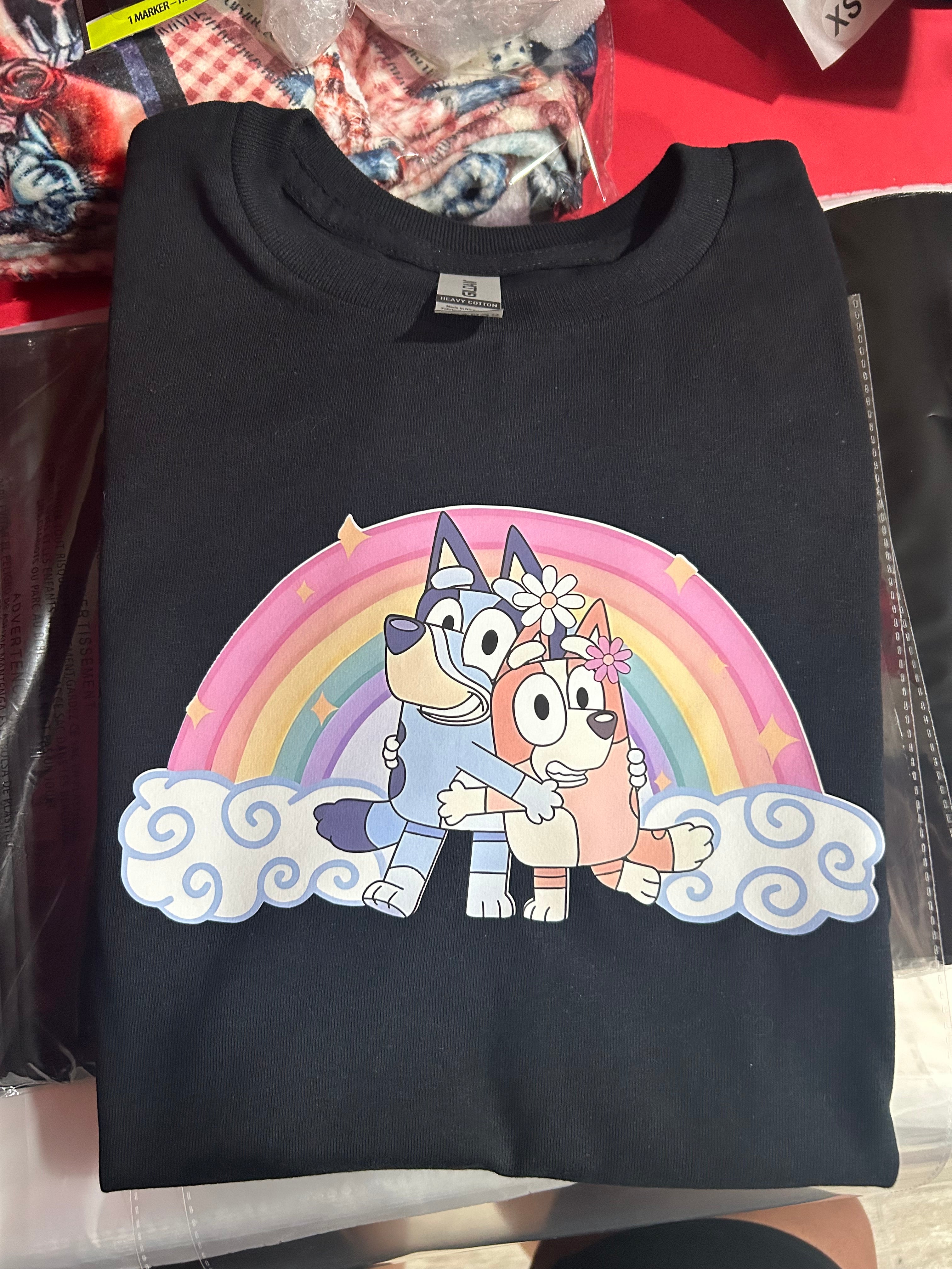 Dog Friends Rainbow T-shirt