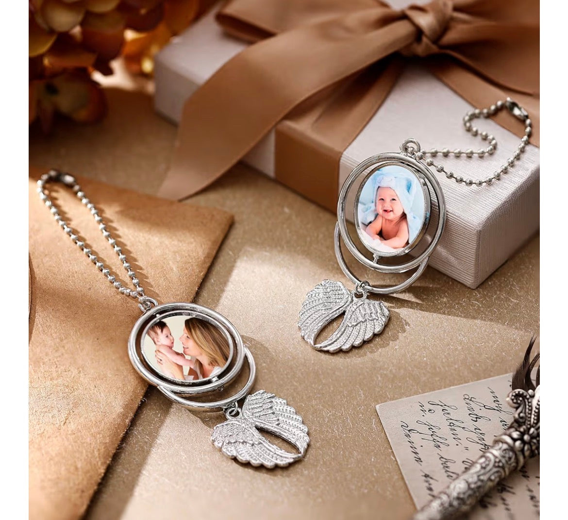 Custom Memorial Pendants with Photo Spaces Lasting Memories