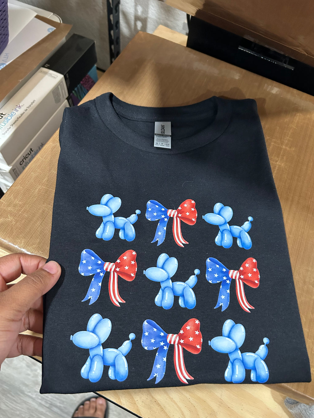 Bows and Ballon Dogs Coquette Shirt Toddler/Youth sizes