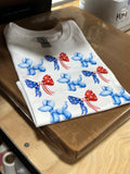 Bows and Ballon Dogs Coquette Shirt Toddler/Youth sizes