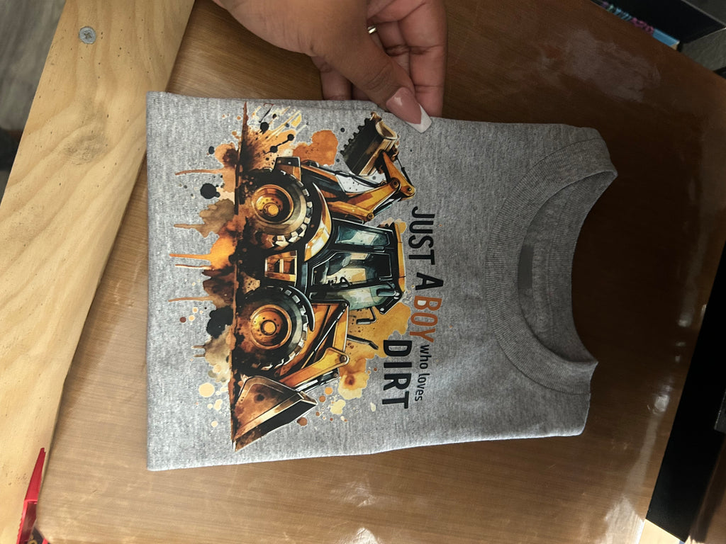 Just a boy who loves dirt T-shirt