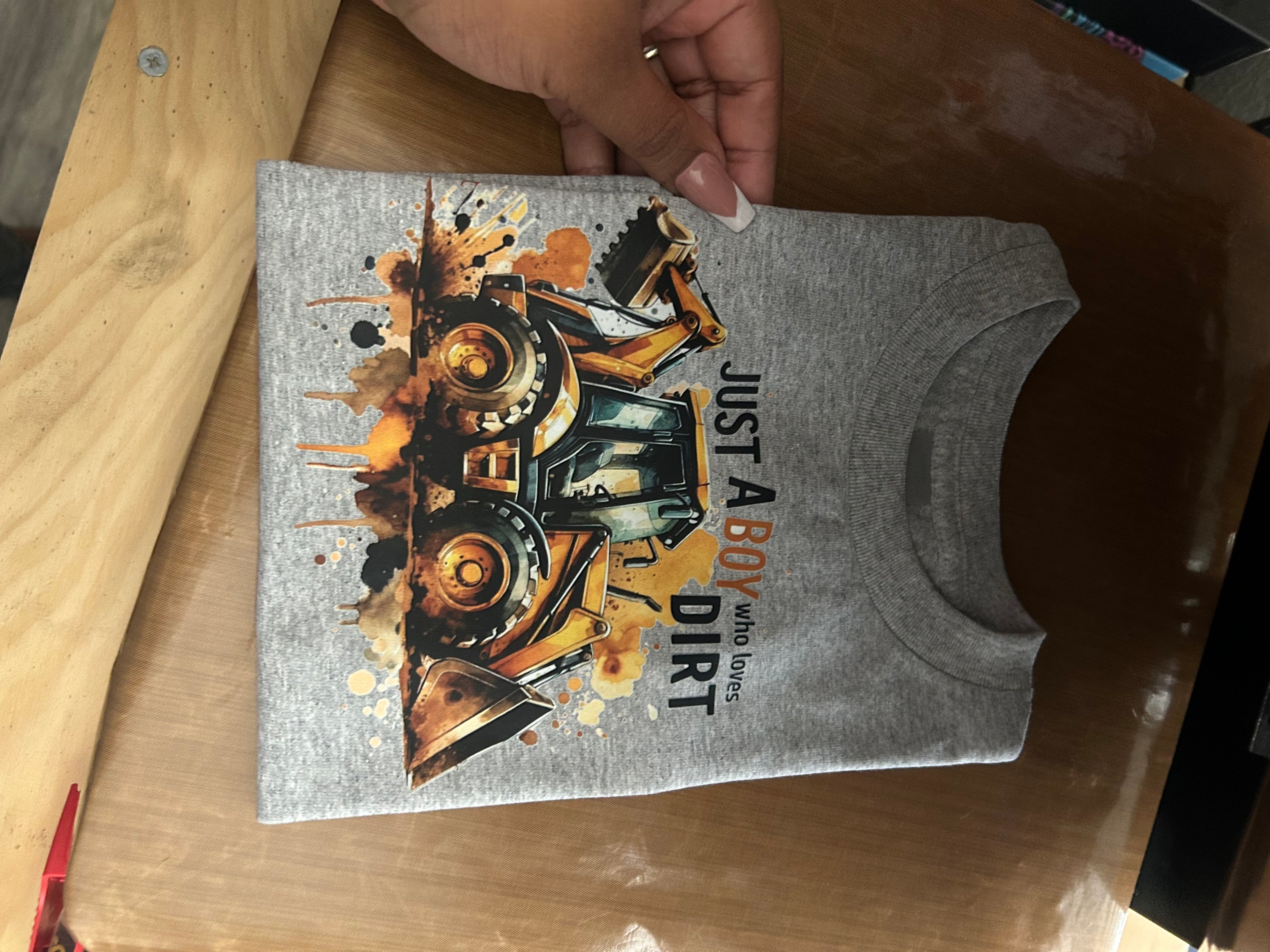 Just a boy who loves dirt T-shirt