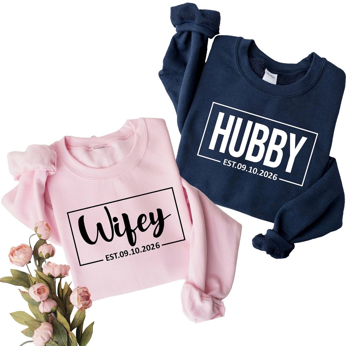 Wifey and Hubby Sweaters and Hoodies sets