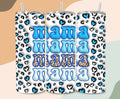 Vaso de 20 oz con estampado de guepardo Blue Mama