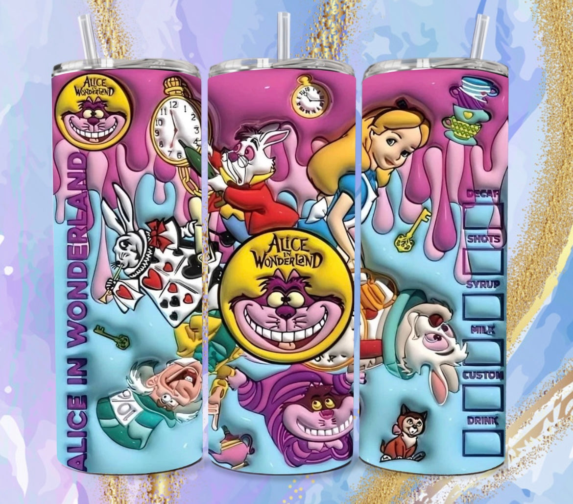 Vaso con efecto goteante Wonderland