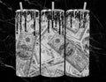 Vaso con tapa antigoteo de 20 oz de Diamond Cash Black