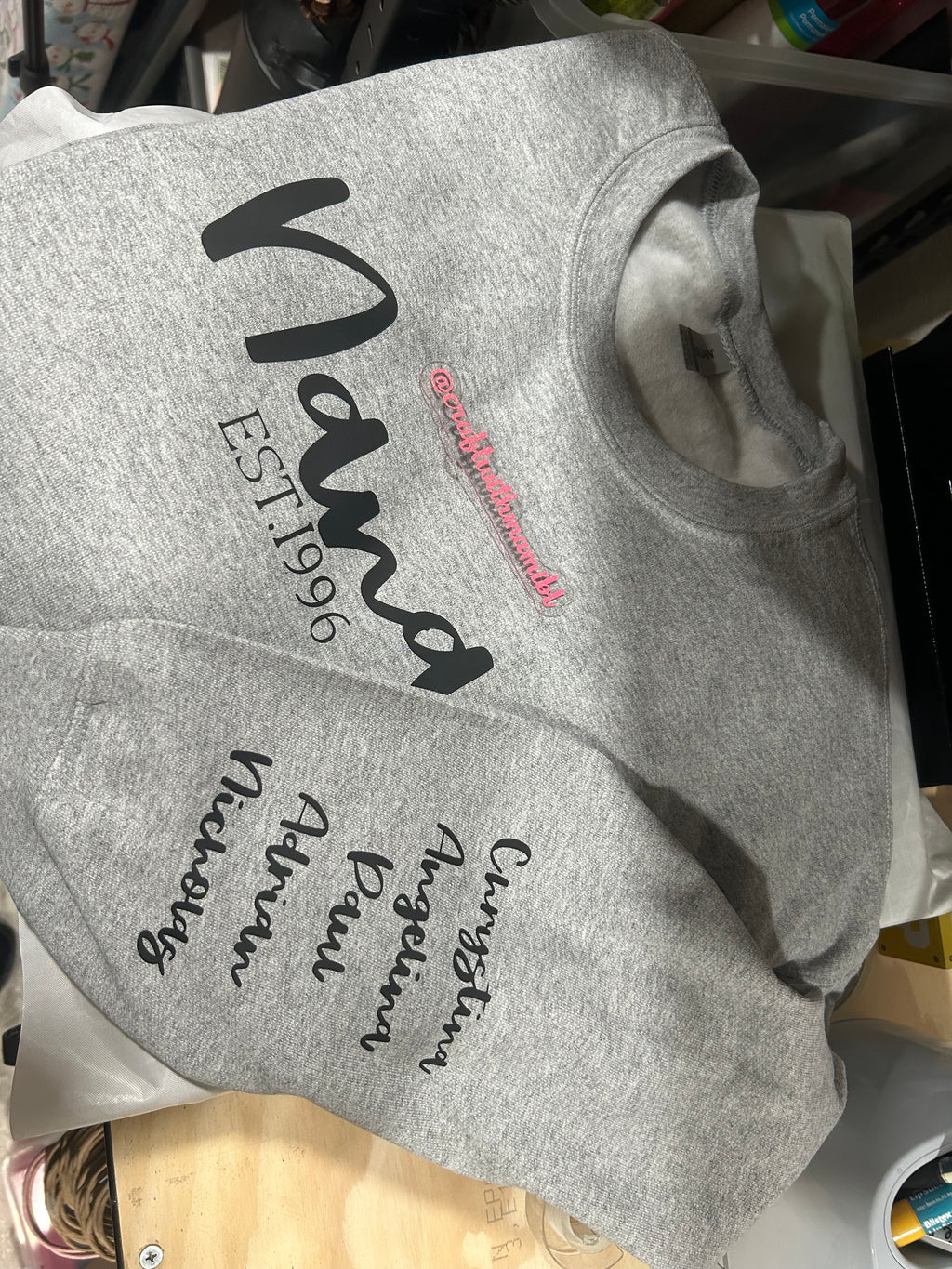 Mama/Nana Est. Crewneck Sweaters