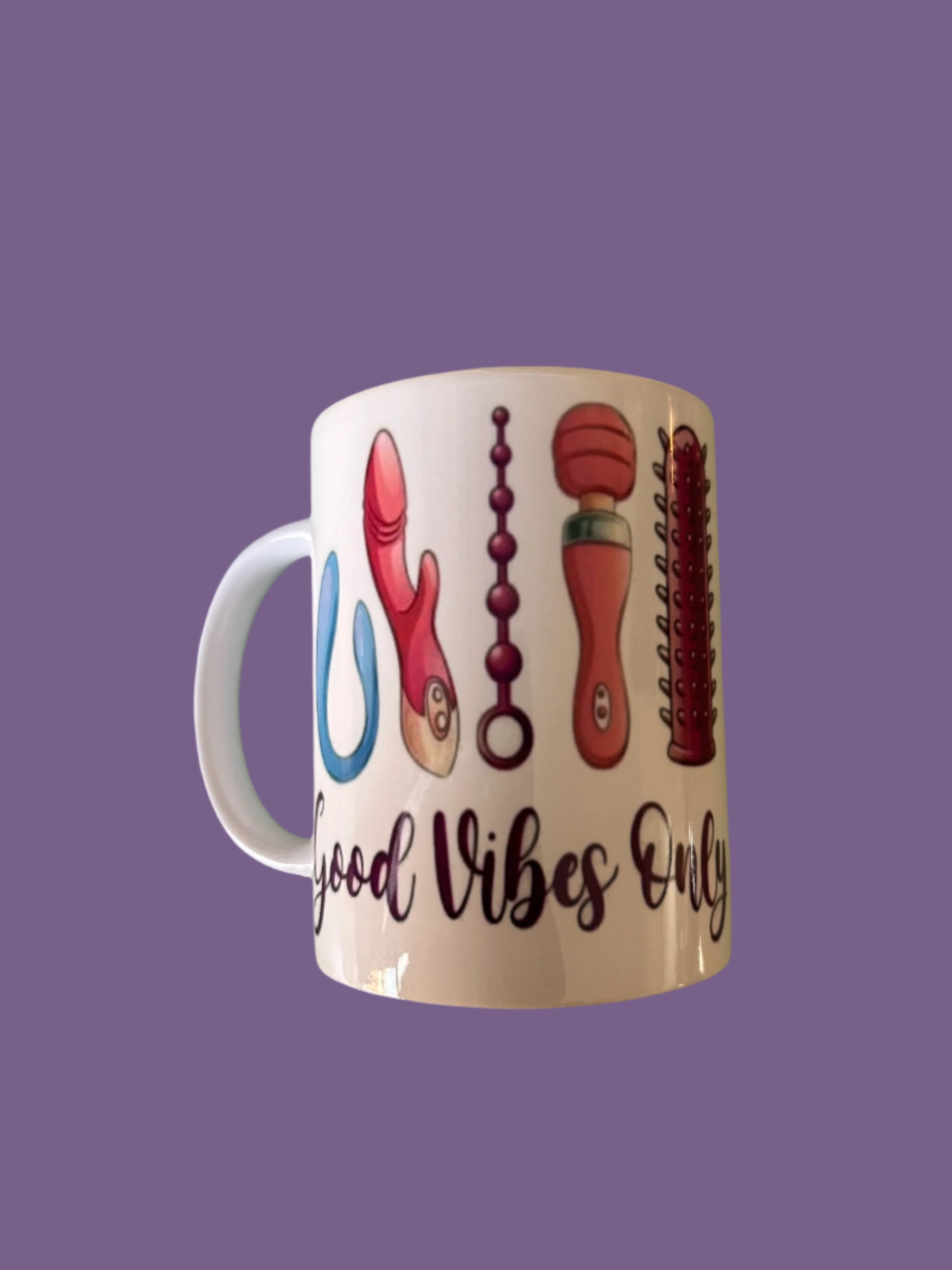 Good Vibes Only Mug (adult humor)