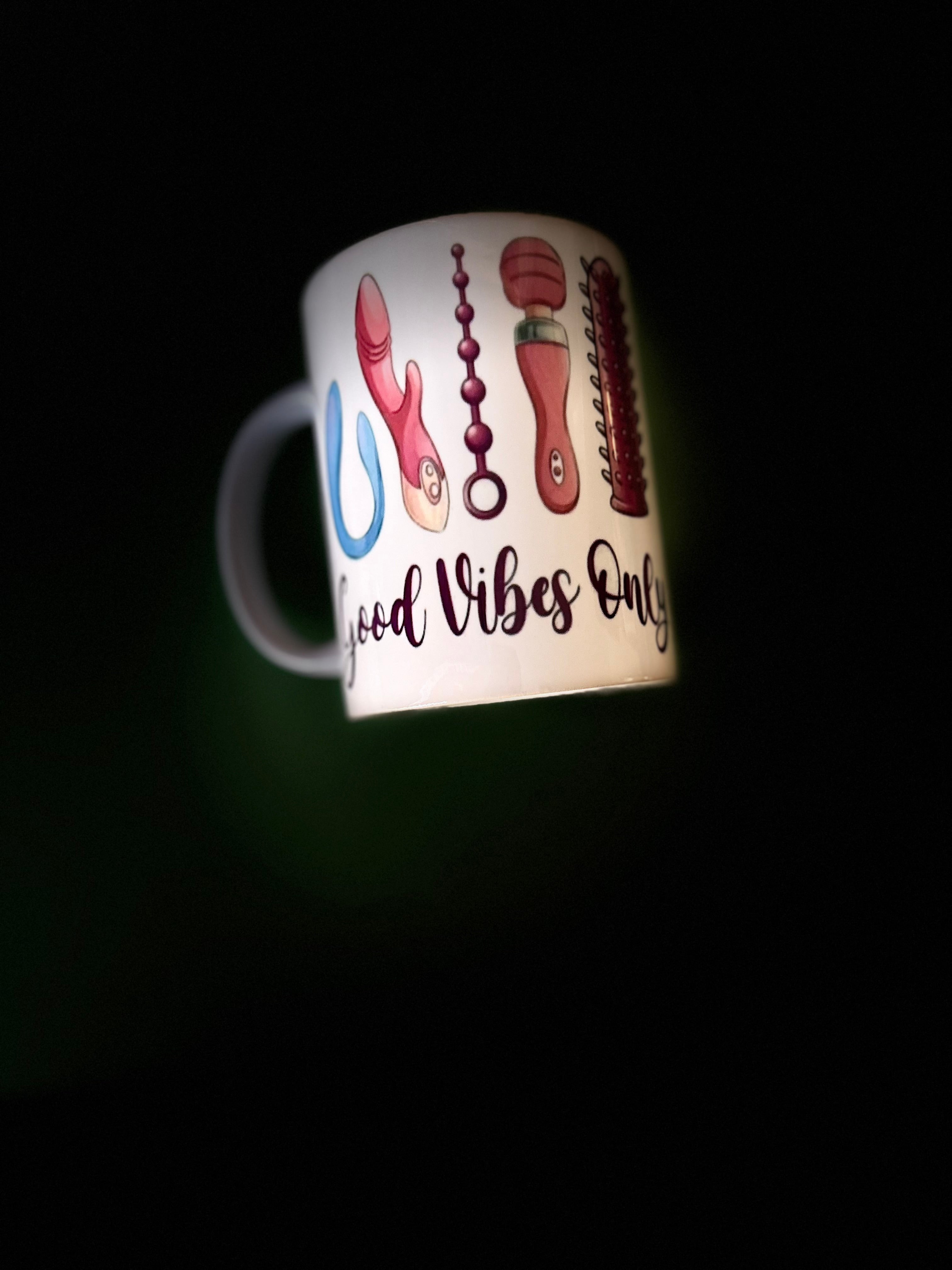 Good Vibes Only Mug (adult humor)