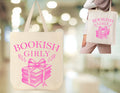 Bookish Girly Tote Bags