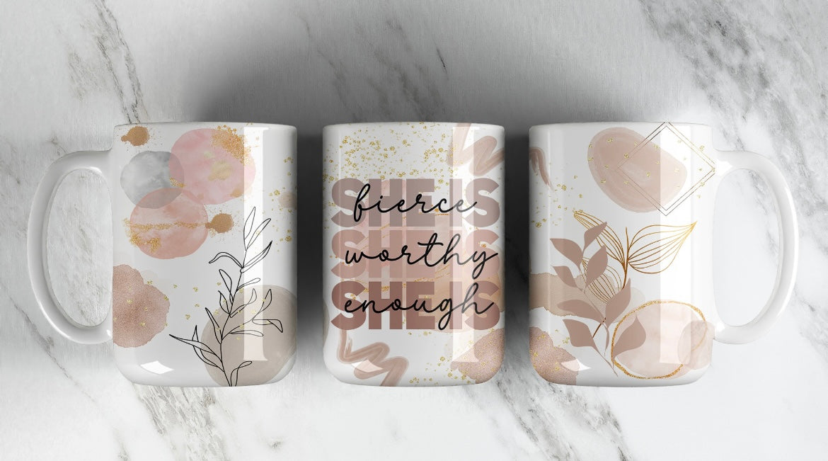Custom Mugs 12OZ AND 15OZ