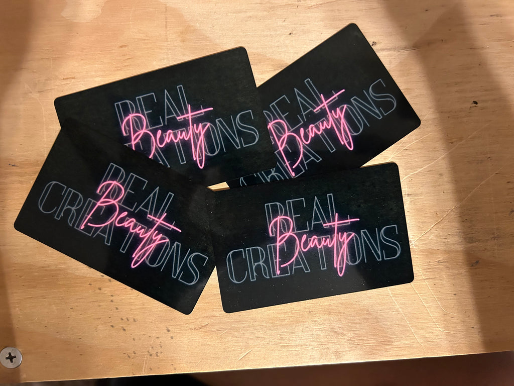 Custom Business Cards (thin metal cards)