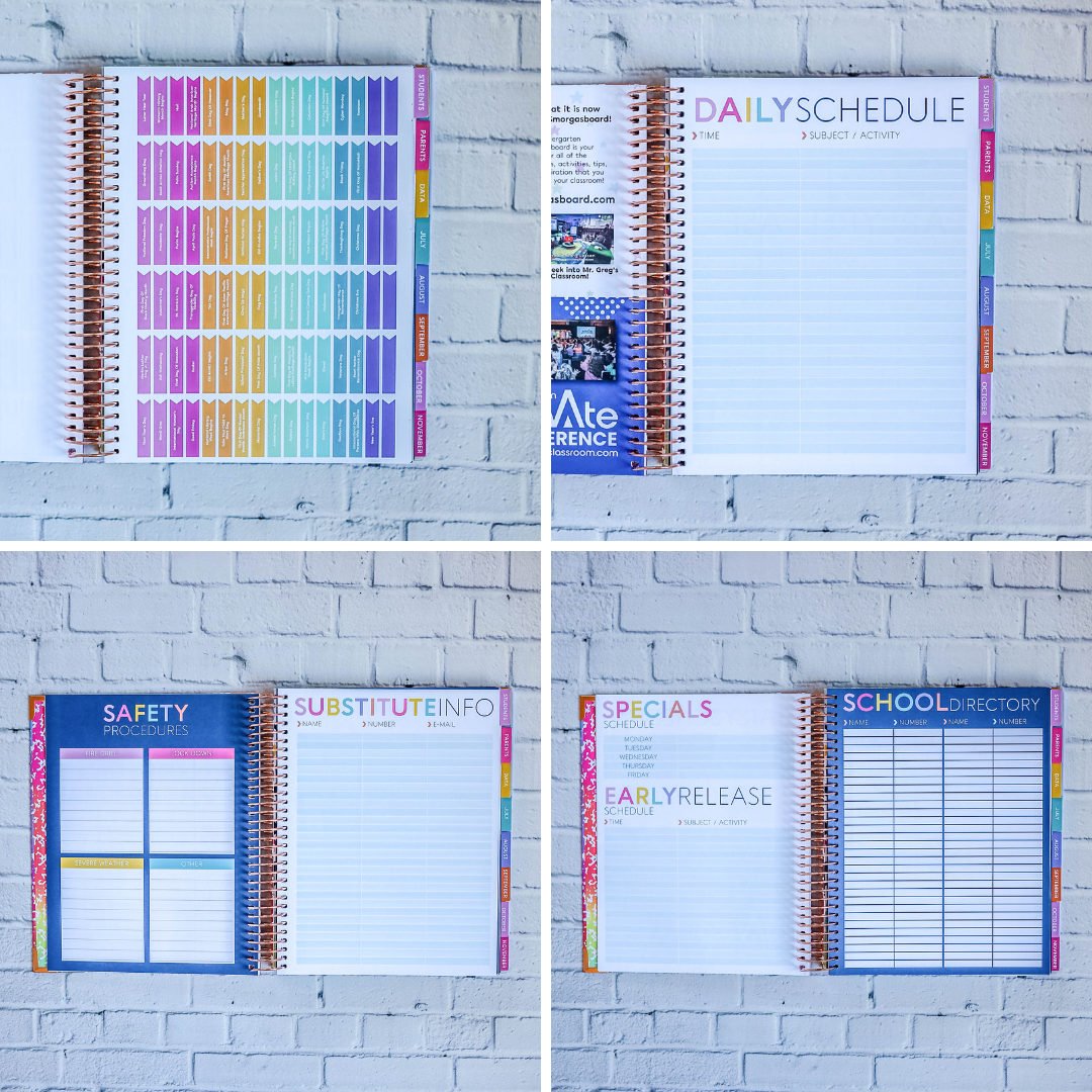 Crazy Ideas Teacher Planner by BERTEAU & Co.