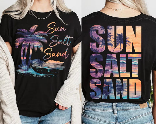 Retro Sun Salt San T-shirt