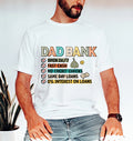 Dad Bank Checklist Shirt