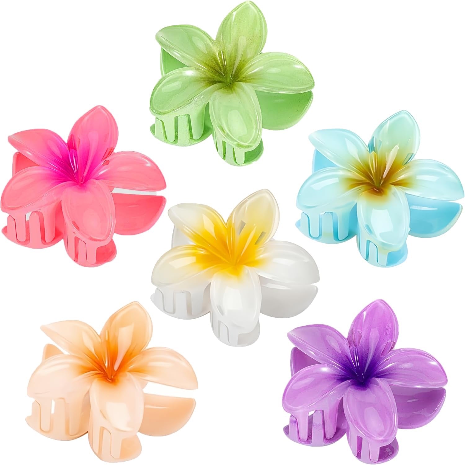 Hawaiian Flower Claw clip