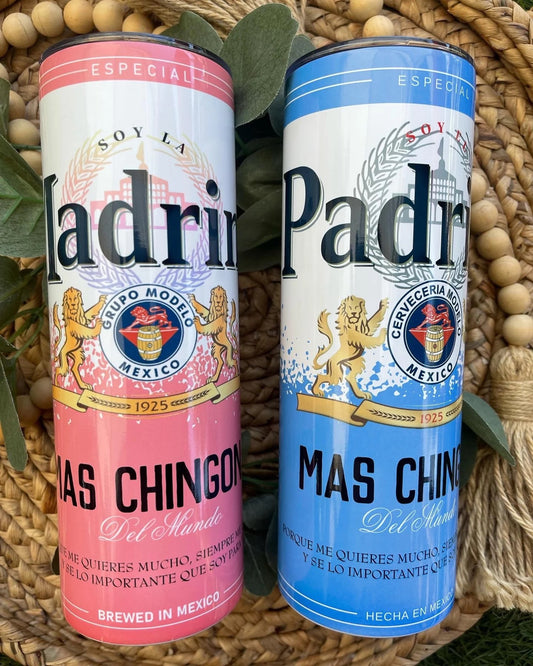 Madrina And Padrino (Beer style) 20oz tumblers (set)
