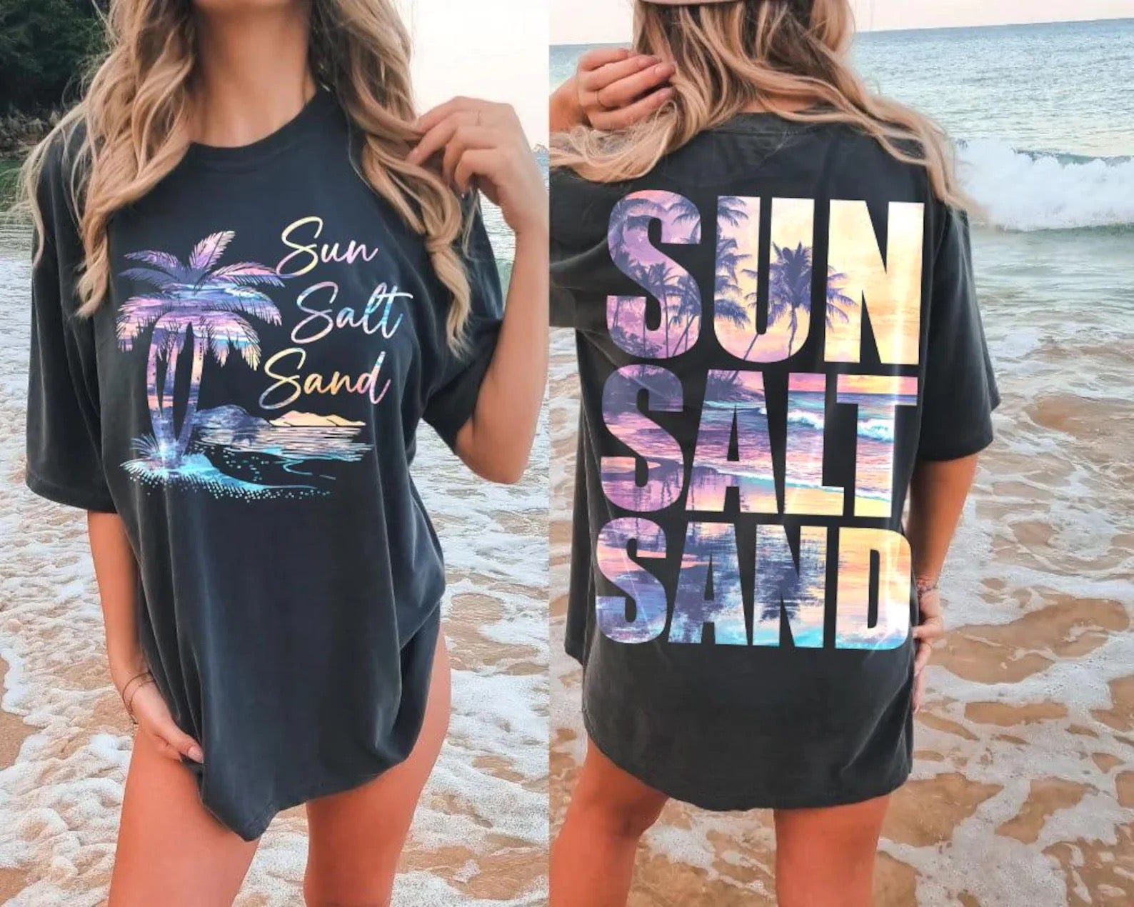 Retro Sun Salt San T-shirt