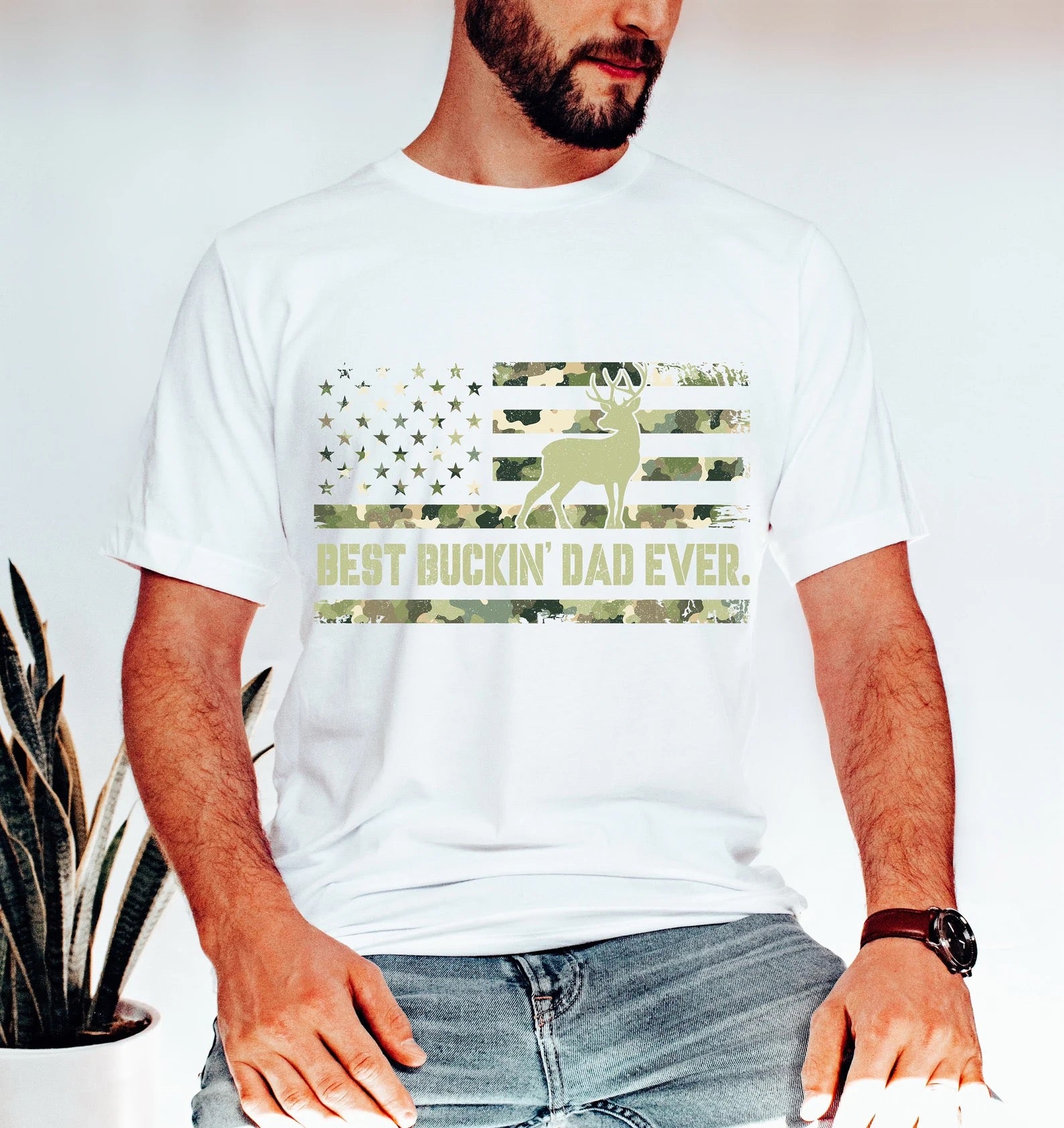 Best Buckin Dad Ever T-shirt