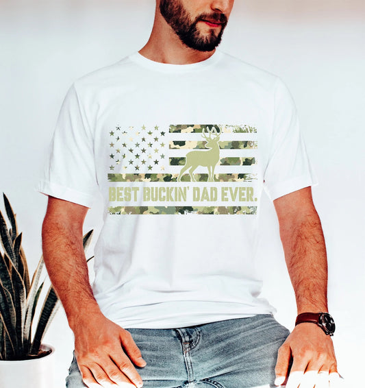 Best Buckin Dad Ever T-shirt