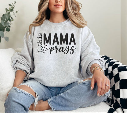 Mama Prays Crewneck Sweater