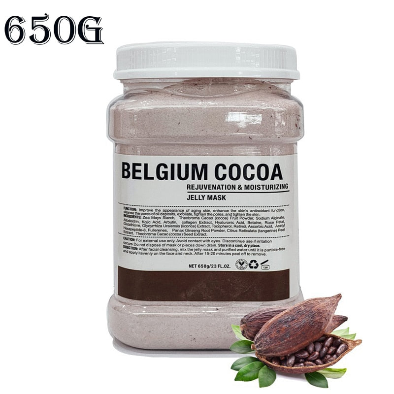 SPA Hydro Jelly Mask Powder Hyaluronic Acid Rubber Petal Rose Peel Off Modeling Moisturizing Facial Mask for Dry Skin Care 650G