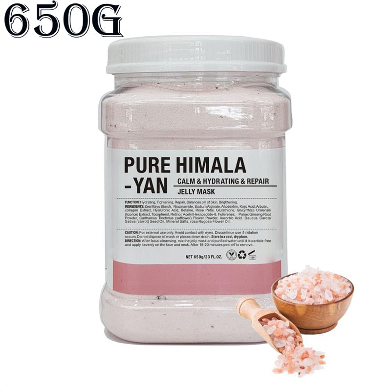 SPA Hydro Jelly Mask Powder Hyaluronic Acid Rubber Petal Rose Peel Off Modeling Moisturizing Facial Mask for Dry Skin Care 650G