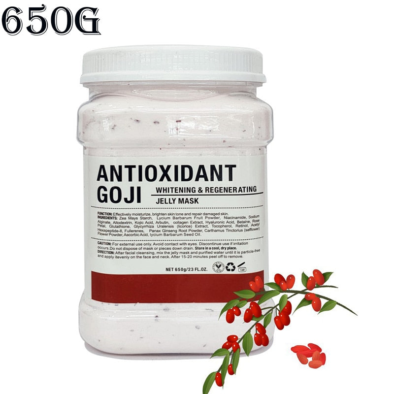 SPA Hydro Jelly Mask Powder Hyaluronic Acid Rubber Petal Rose Peel Off Modeling Moisturizing Facial Mask for Dry Skin Care 650G