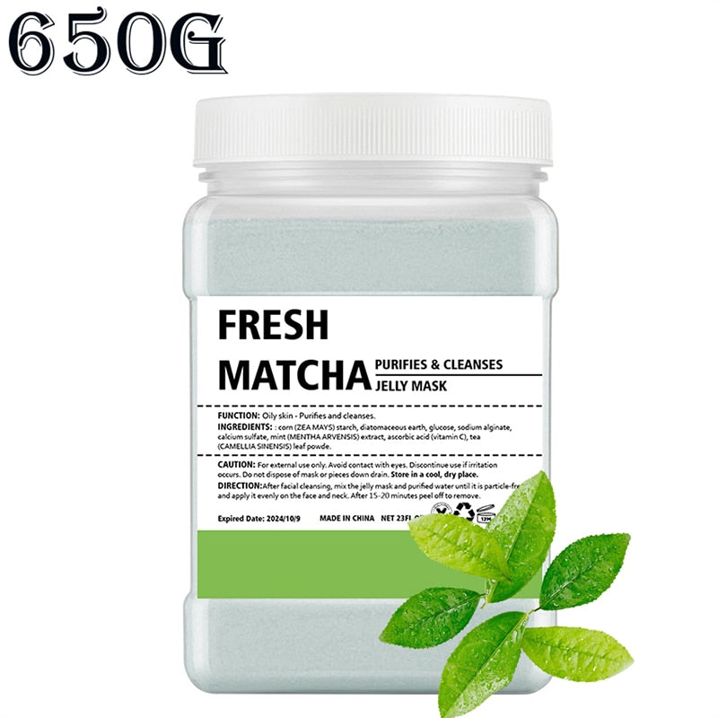 SPA Hydro Jelly Mask Powder Hyaluronic Acid Rubber Petal Rose Peel Off Modeling Moisturizing Facial Mask for Dry Skin Care 650G