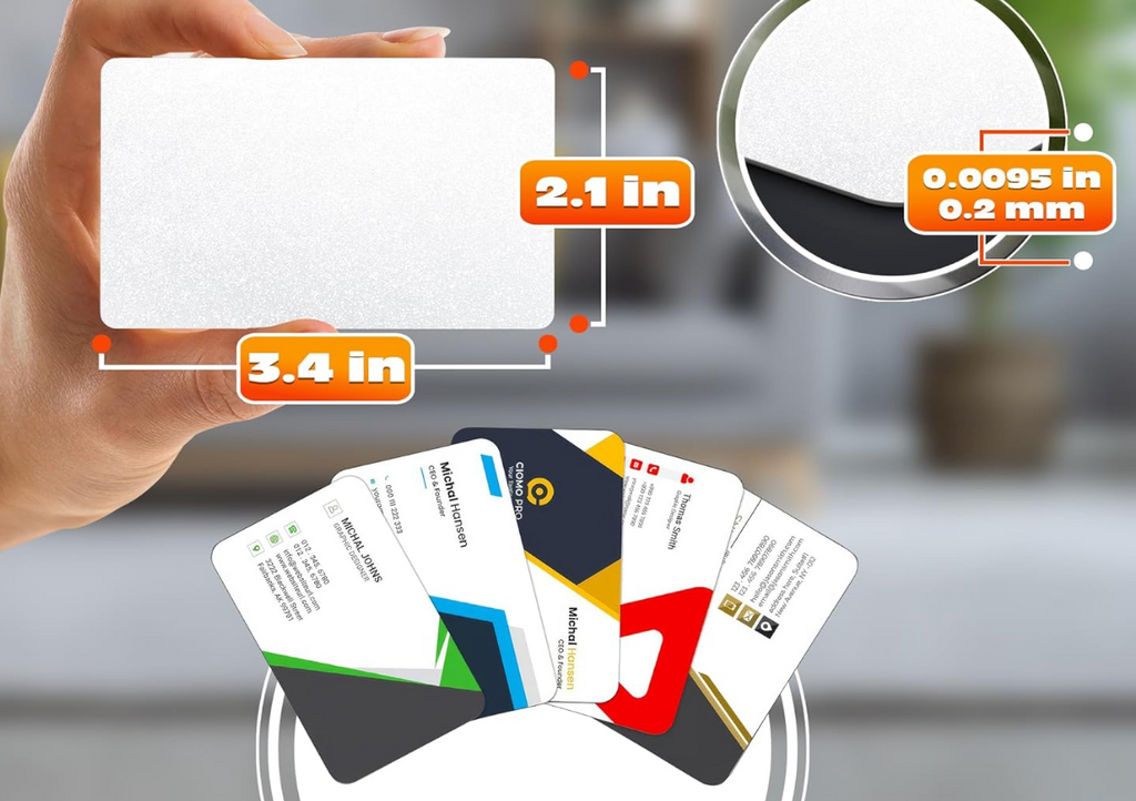 Custom Business Cards (thin metal cards)