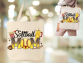 Softball Mom Game day Tote bag