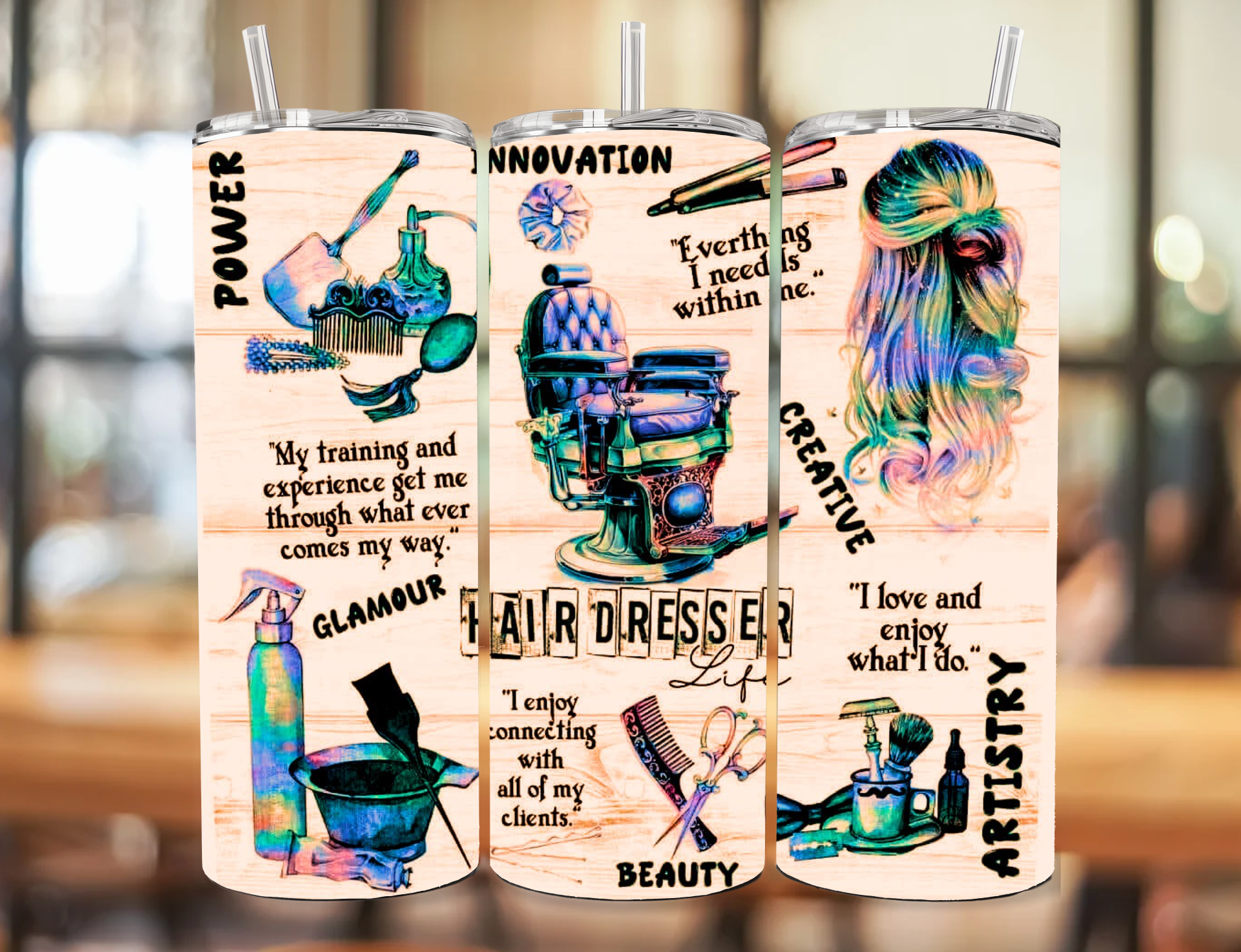 Hair Dresser Vibe 20oz tumblers