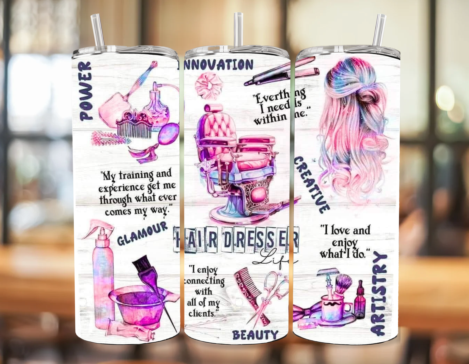 Hair Dresser Vibe 20oz tumblers