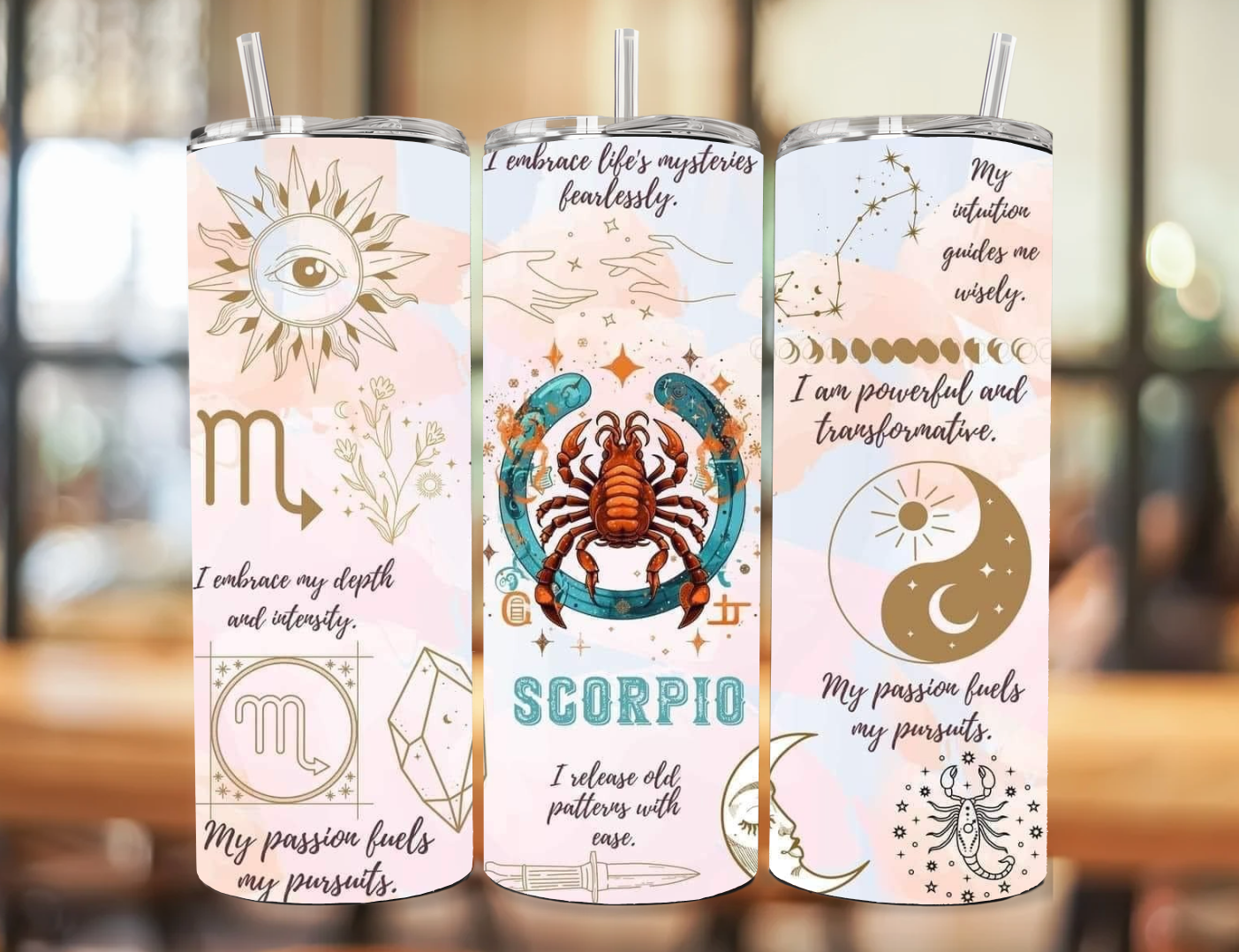 Zodiac Sign 20oz tumblers