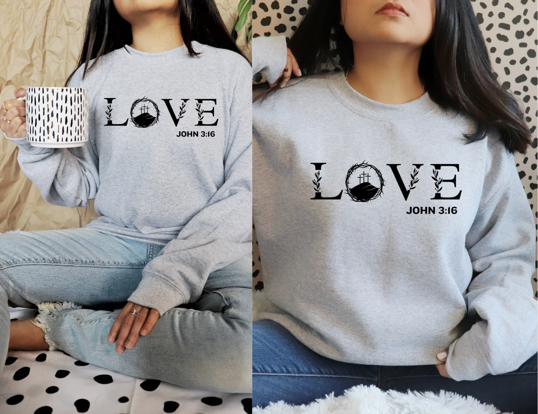 Love John 3:16 Crewneck Sweater