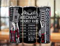 Mechanic Hourly rate 20oz tumbler