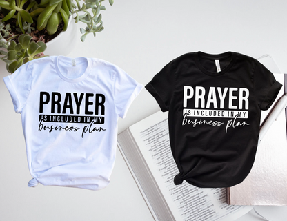 Prayer is included in my Business plan