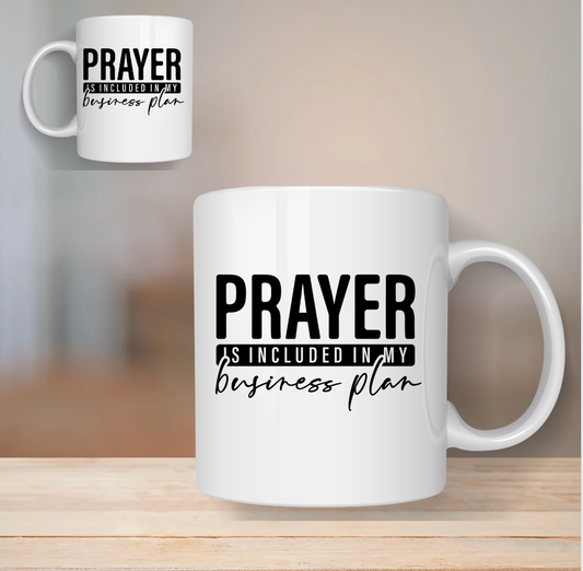 Prayer included in Business Plan Mugs