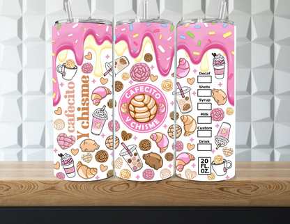 Cafecito Y Chisme Drippy 20oz Tumbler