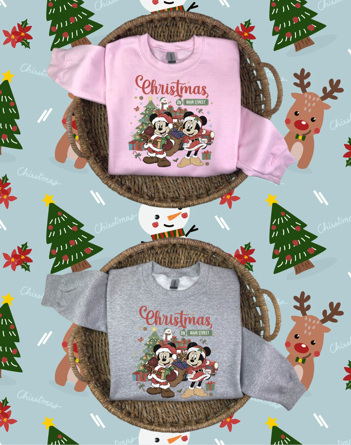 Christmas on Main Streets crewneck