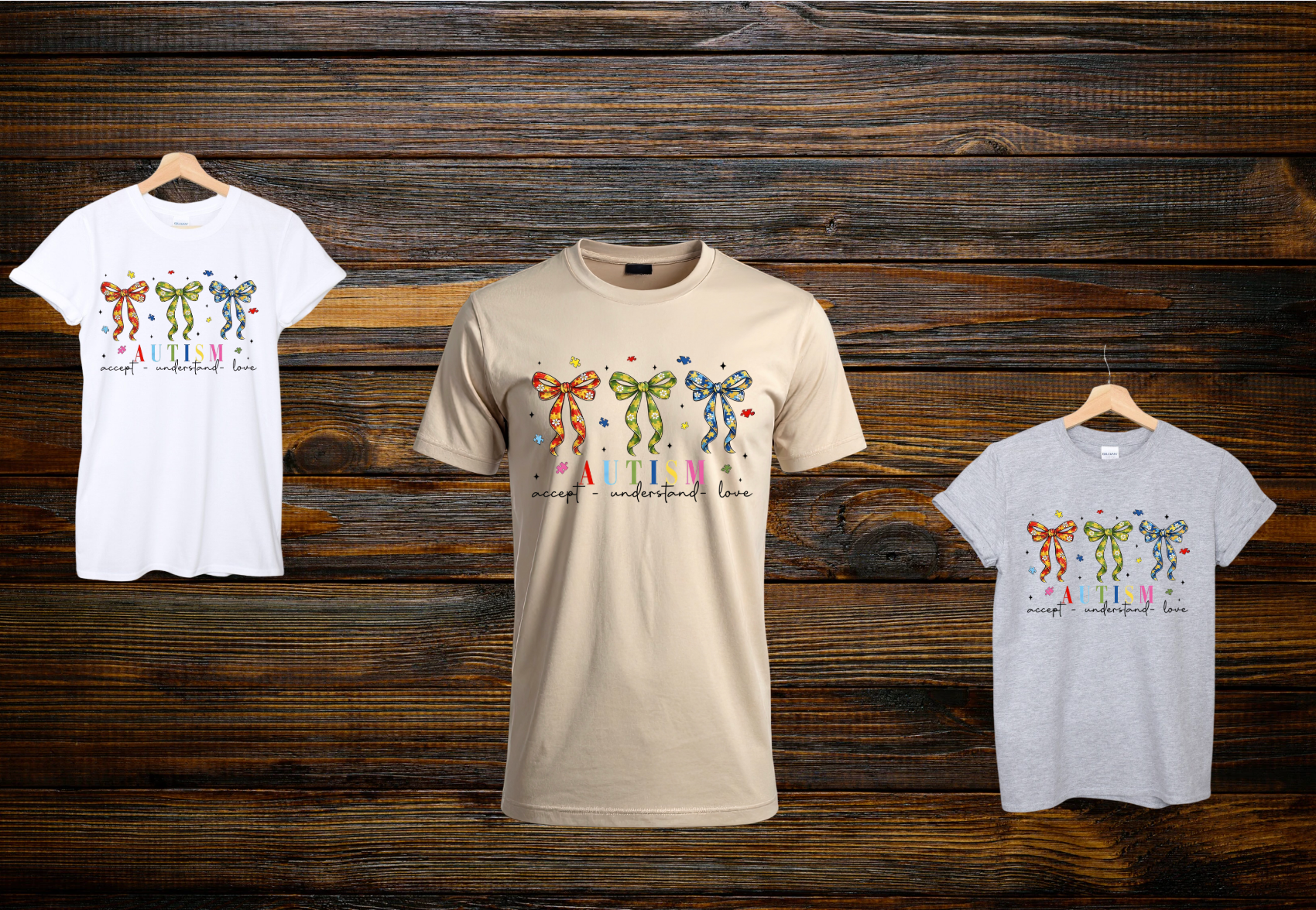 Autism  Accept-Understand-Love T-shirts