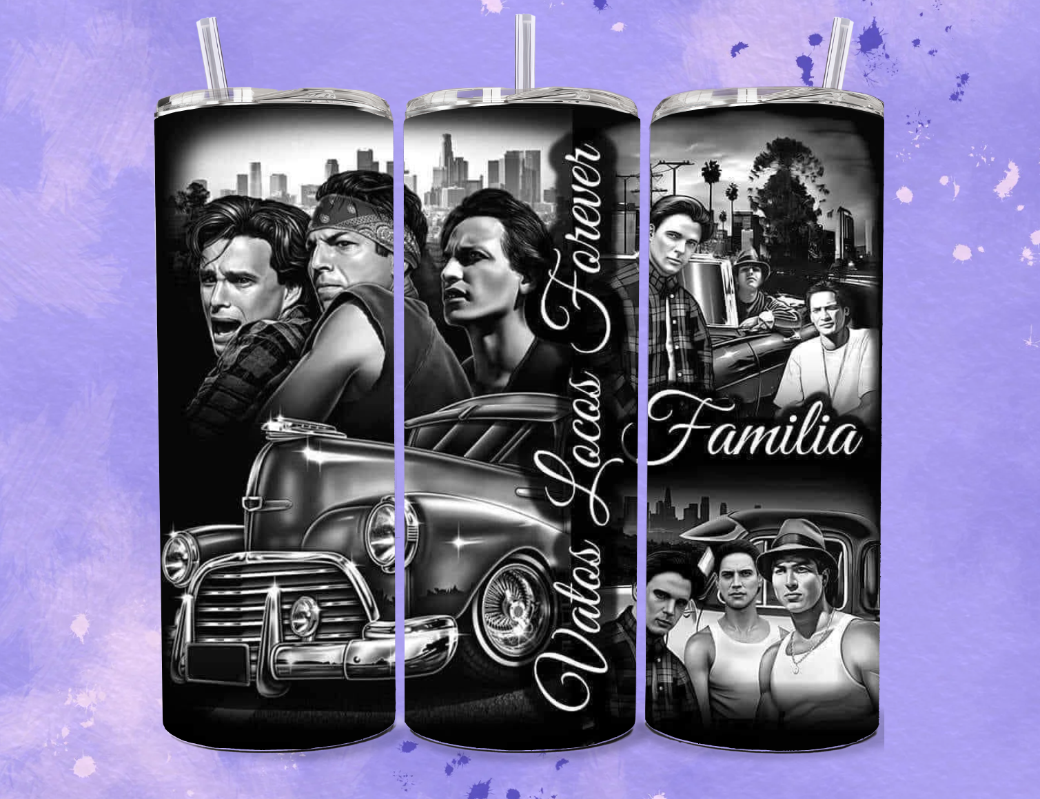Vatos Locos 20oz stainless steel tumbler