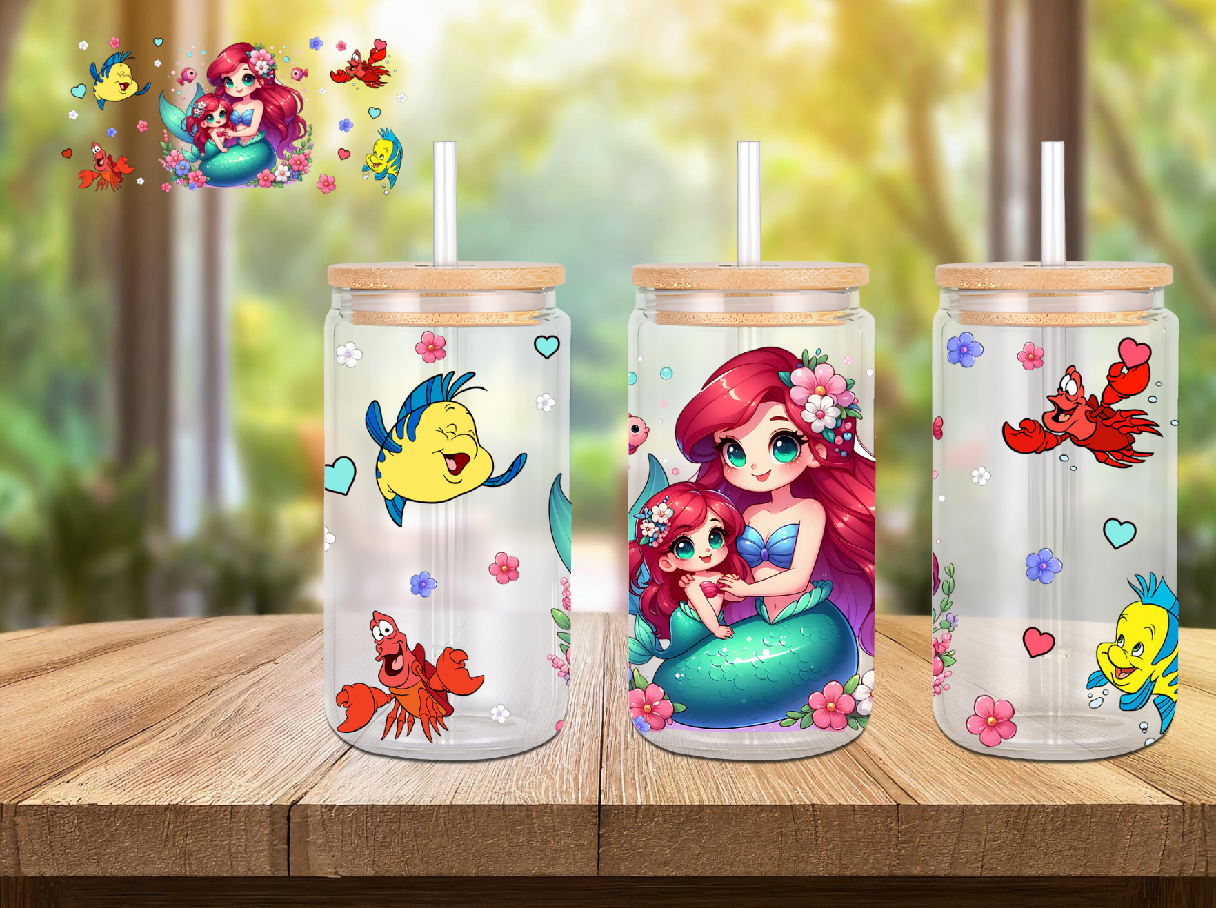 Queen's and Princesses 16oz glass cups