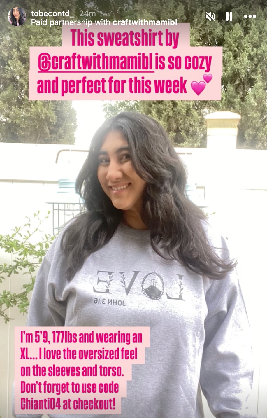 Love John 3:16 Crewneck Sweater