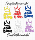 Jesus Is King Car decal