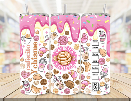 Cafecito Y Chisme Drippy 20oz Tumbler