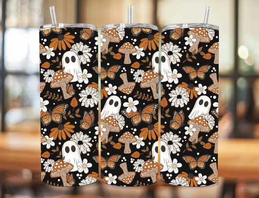 "Ghosties and Monarchs" 20oz tumbler