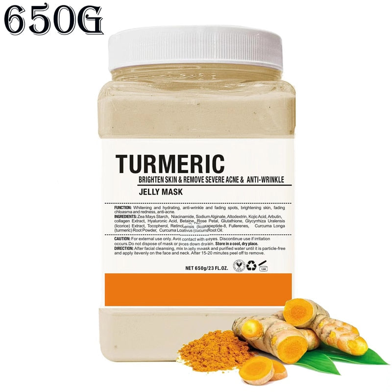 SPA Hydro Jelly Mask Powder Hyaluronic Acid Rubber Petal Rose Peel Off Modeling Moisturizing Facial Mask for Dry Skin Care 650G